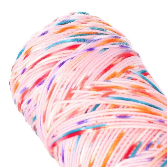 Alt view image 5 of 7 - Red Heart Super Saver Medium Acrylic Yarn, Speckle Bubblegum, 10oz 482yd-Fast shipping