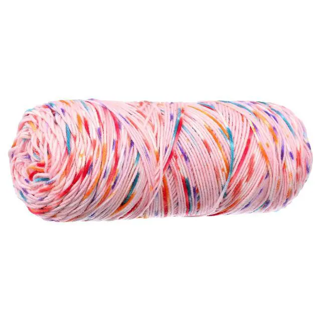 Alt view image 4 of 7 - Red Heart Super Saver Medium Acrylic Yarn, Speckle Bubblegum, 10oz 482yd-Fast shipping