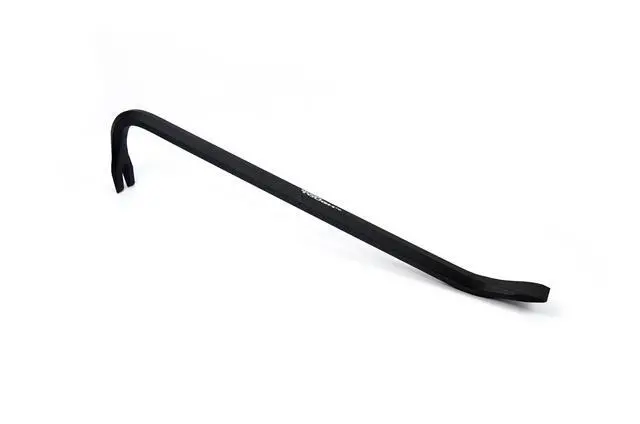 Alt view image 2 of 6 - Hyper Tough 18-Inch Wrecking Bar with Nail Puller and Crowbar Tool