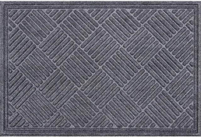 Alt view image 6 of 6 - Mainstays Crosshatch Mat, 24"x36", Smoke-Fast shipping