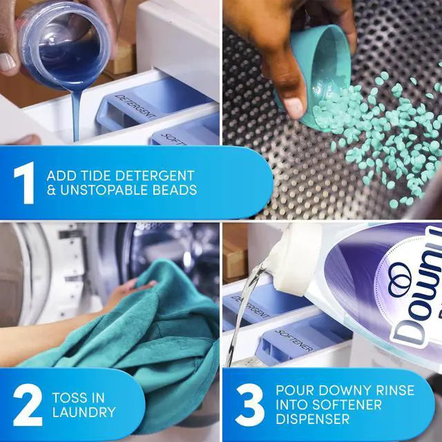 Alt view image 3 of 7 - Downy Rinse Out Odor Laundry Rinse, Tackles Tough Odors and Refreshes, Fresh Lavender Scent, 25.5 fl oz