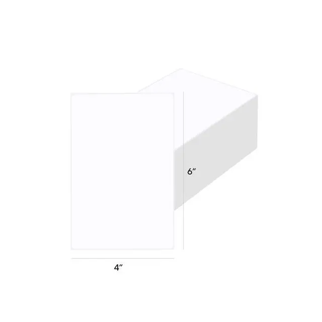 Alt view image 2 of 2 - Core Innovations 4" x 6" Direct Thermal Shipping Labels 500 Fanfold Perforated Labels for Packages, Ultra-Strong Adhesive