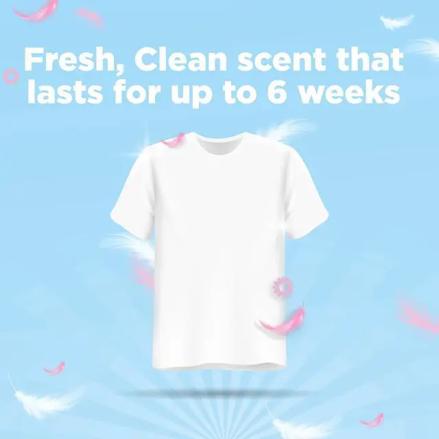 Alt view image 6 of 6 - Great Value Gentle Soft Fabric Softener, Spring Showers, 111 fl oz, 150 Loads, Compare to the Softening of Downy®