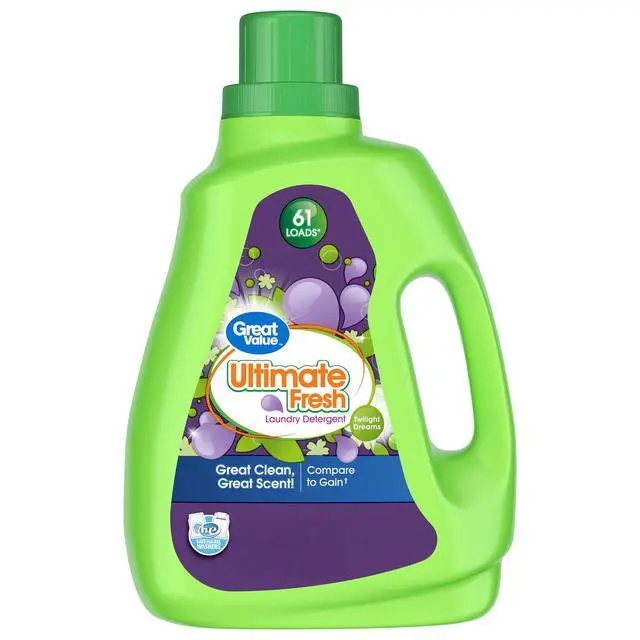 Alt view image 2 of 5 - Great Value Ultimate Fresh Laundry Detergent, Twilight Dreams, 88 fl oz, 61 Loads