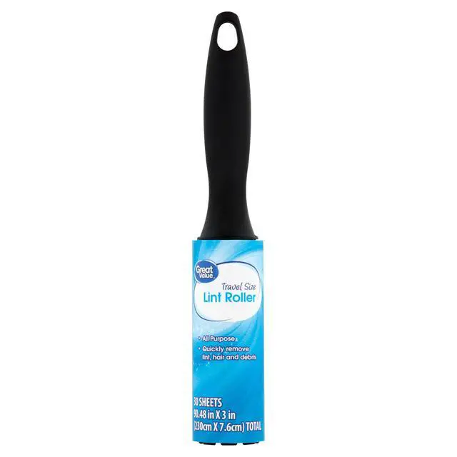 Alt view image 3 of 4 - (6 pack) Great Value Lint Roller, Travel Size, 30 Sheets