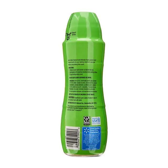 Alt view image 3 of 3 - Great Value Ultimate Fresh Scent Booster, Original Scent, 12.2 oz, Compare to Gain Fireworks