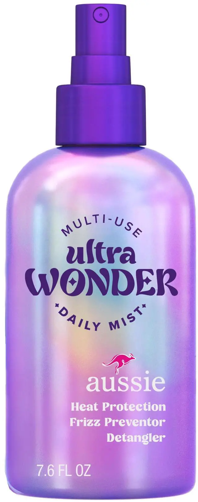 Main image of Aussie Ultra Wonder Daily Mist Multi-Use Detangler Spray, Heat Protectant, for All Hair Types, 7.6 fl oz