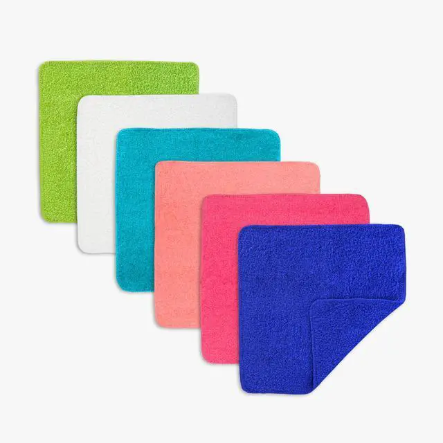 Alt view image 2 of 7 - Mainstays 18-Pack Washcloth Bundle, True Bright