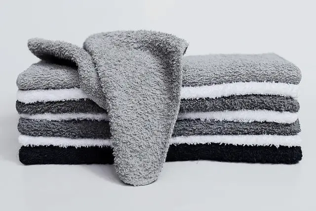 Alt view image 5 of 6 - Mainstays 18-Pack Washcloth Bundle, Grey Multi