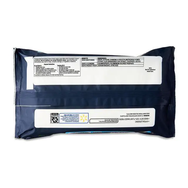Alt view image 3 of 4 - 3 Pack Equate Extra Large Flushable Wet Wipes, Fragrance Free, 144 Wipes,Fastest shipping