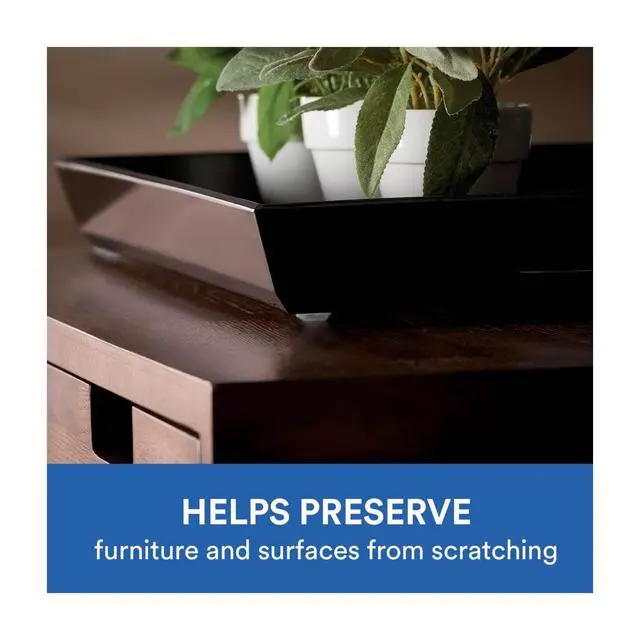Alt view image 6 of 7 - Scotch Adhesive Bumper Pads, Clear, Rubber Cabinet Door Stoppers, Self-Stick, 1/2 inch., 20 Pack