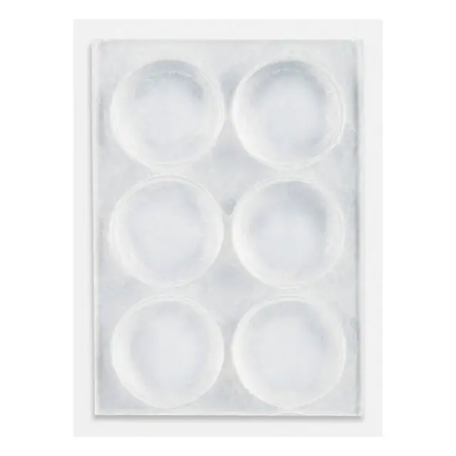 Alt view image 5 of 7 - Scotch Adhesive Bumper Pads, Clear, Rubber Cabinet Door Stoppers, Self-Stick, 1/2 inch., 20 Pack