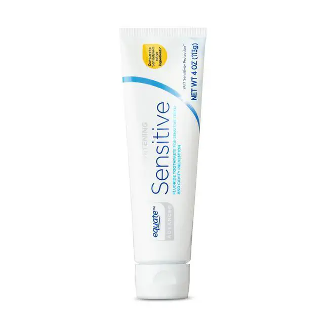 Alt view image 3 of 4 - Fastest Shipping-Equate Advanced Extra Whitening Sensitive Toothpaste, 4 oz, 2 Pack