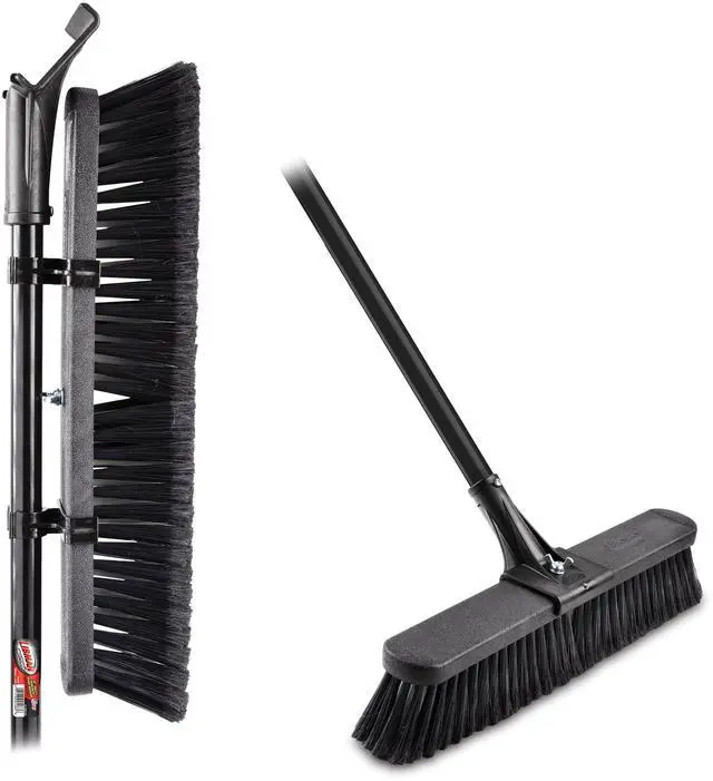 Main image of Libman 18" Multi-Surface High Power Push Broom with Steel Handle