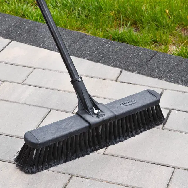 Alt view image 4 of 6 - Libman 18" Multi-Surface High Power Push Broom with Steel Handle
