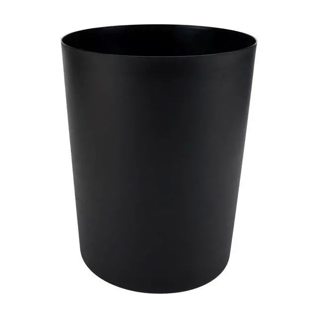 Alt view image 3 of 5 - Mainstays 5 Gallon Plastic Wastebasket, Open Top, Matte Black
