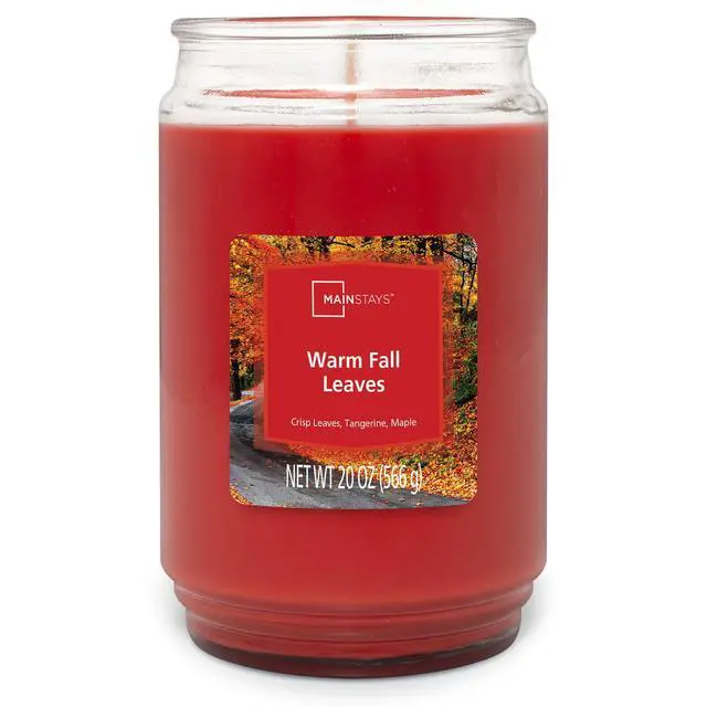 Alt view image 2 of 4 - Mainstays 3 Wick Candle Warm Fall Leaves, 20 oz