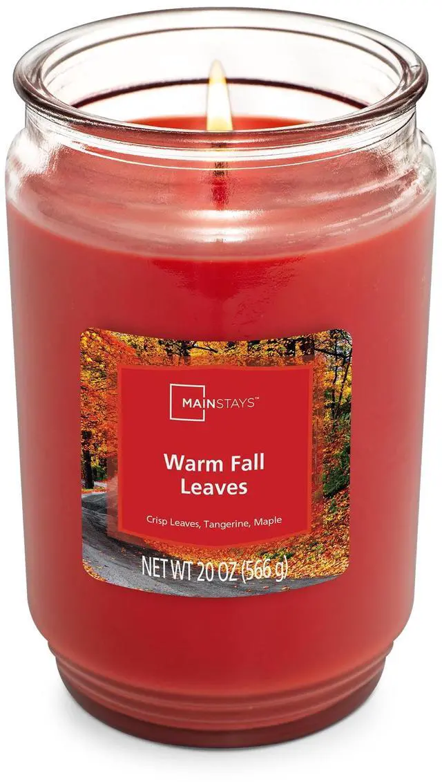 Alt view image 3 of 4 - Mainstays 3 Wick Candle Warm Fall Leaves, 20 oz