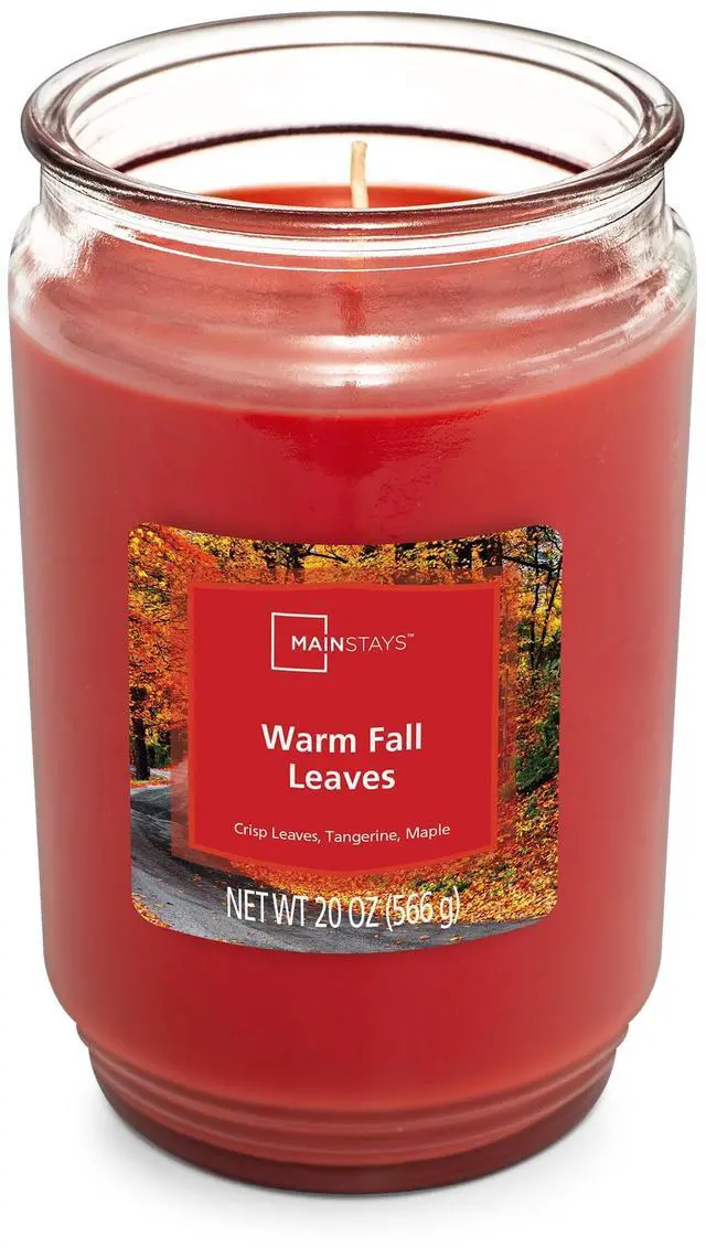 Alt view image 4 of 4 - Mainstays 3 Wick Candle Warm Fall Leaves, 20 oz