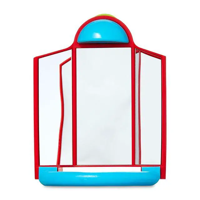Alt view image 2 of 7 - Vibrant Life Triple Mirror with Perch Bird Toy with Plastic Nut Mount
