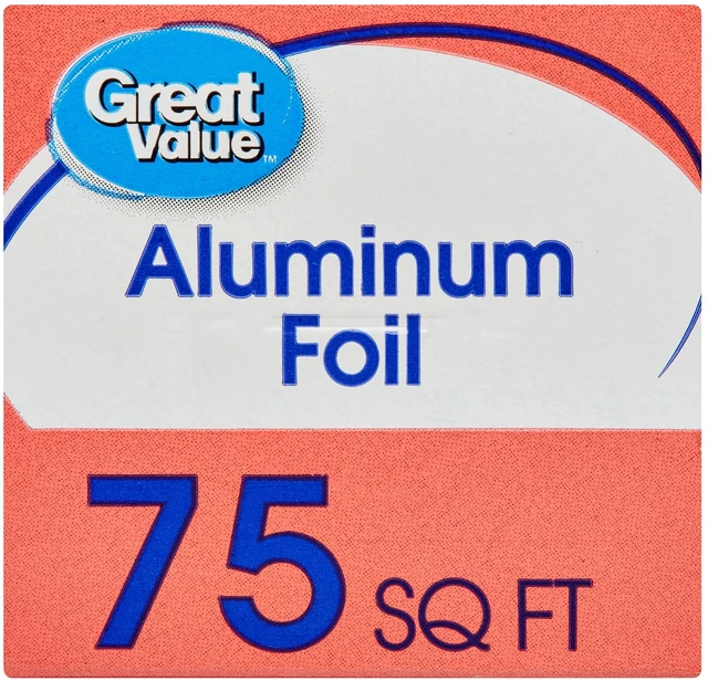 Alt view image 3 of 6 - Great Value Aluminum Foil, 75 sq ft