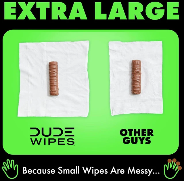 Alt view image 2 of 6 - DUDE Wipes Herbal Relief Adult Flushable Wet Wipes, Witch Hazel, 144 Count