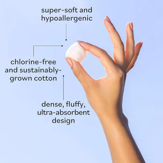 Alt view image 2 of 4 - Sky Organics Organic Jumbo Cotton Balls 100ct, Ultra-Soft, Chlorine-Free