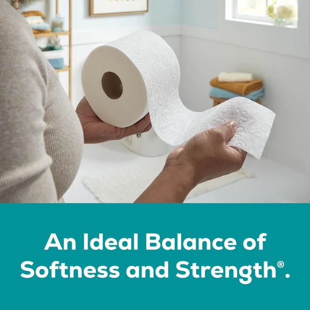 Alt view image 3 of 7 - Angel Soft Toilet Paper, 18 Mega Rolls Equivalent to 72 Regular Rolls, Soft and Strong