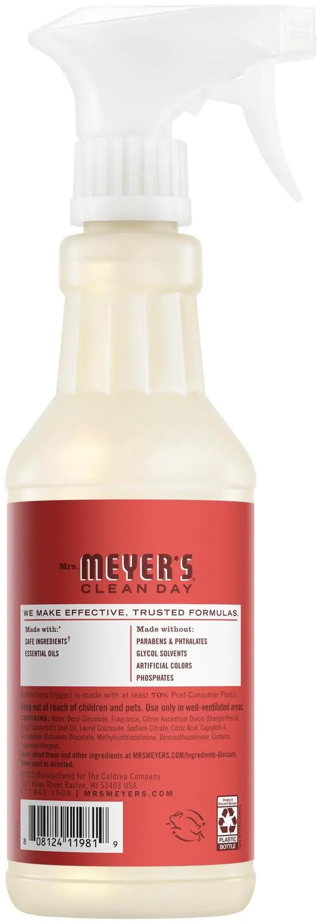 Alt view image 4 of 6 - Mrs. Meyer's Clean Day Multi-Surface Cleaner, Tomato Vine, 16fl oz