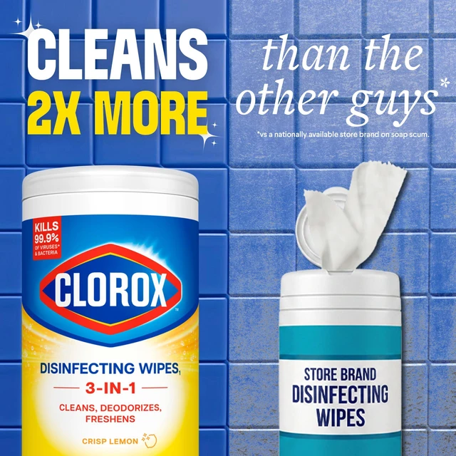 Alt view image 4 of 6 - Clorox Disinfecting Wipes, 75 Count, 3-Pack (Packaging May Vary)