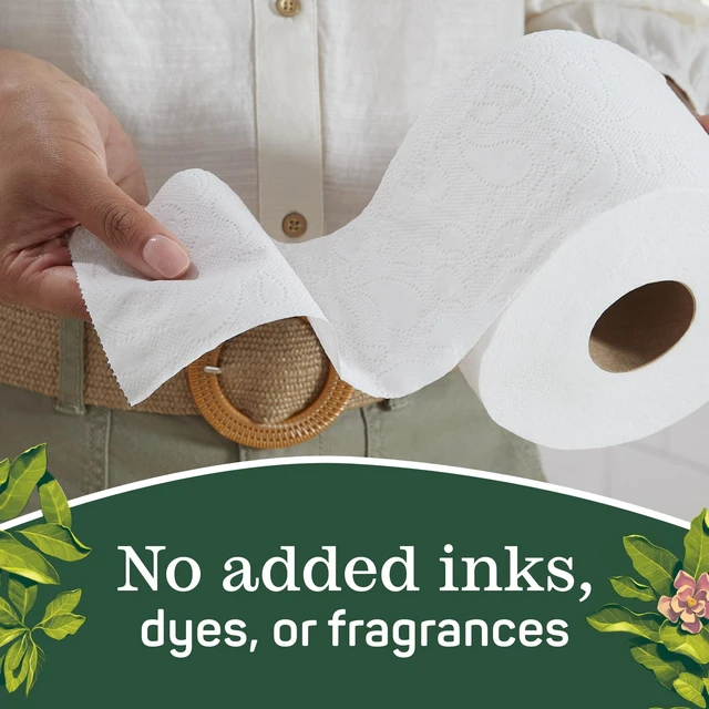Alt view image 5 of 7 - Aria 100% Recycled Bath Tissue, 6 Rolls, 3-Ply Soft, Paper Packaging