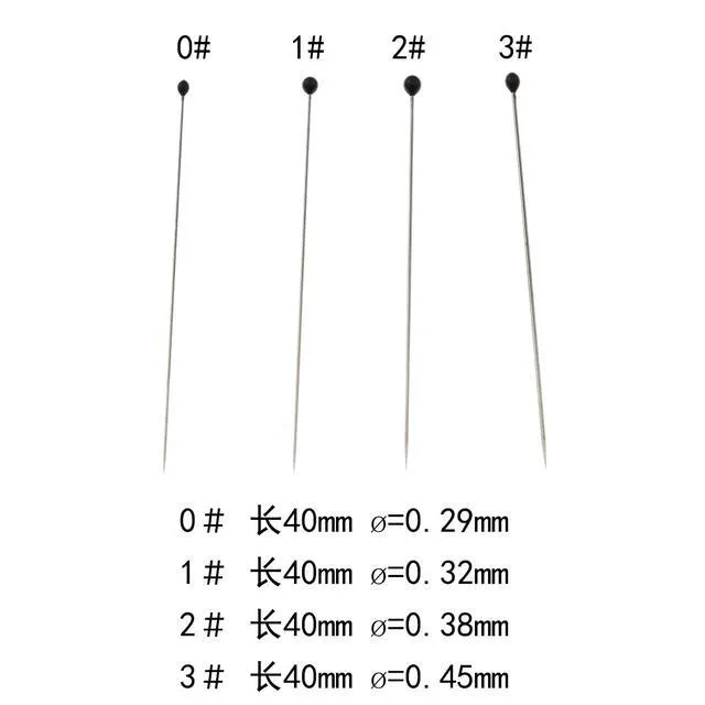 Alt view image 5 of 6 - Stainless Steel Pins, 40mm, Size 2#, 100 Pieces per Can for Entomology, Dissection and Butterfly Collections