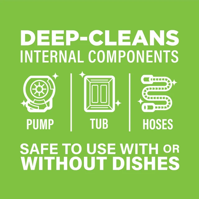 Alt view image 3 of 5 - Affresh Dishwasher Cleaner Mess-Free Deep-Cleaning Tablet 6 Month Supply