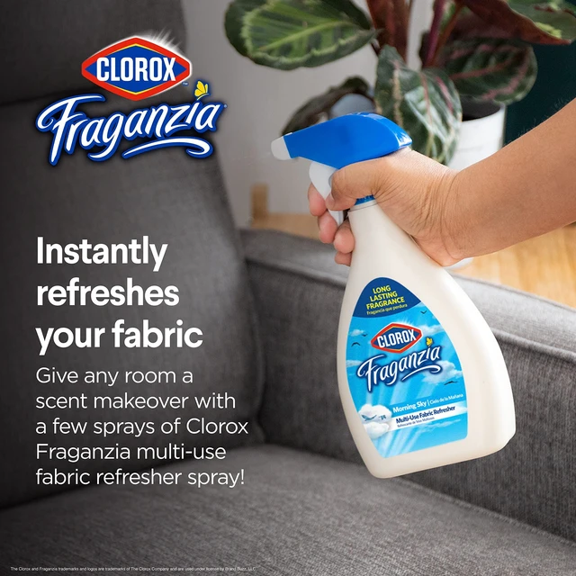 Alt view image 3 of 6 - Clorox Fraganzia Multi-Use Refresher Spray, Morning Sky Scent, 22 Fl Oz