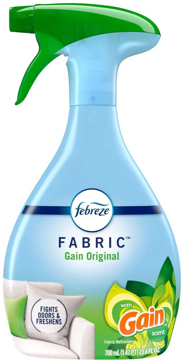 Alt view image 7 of 7 - Febreze Fabric Spray Air Freshener Gain Original Scent, Odor-Fighting, Multi-Use, 23.6Fl Oz