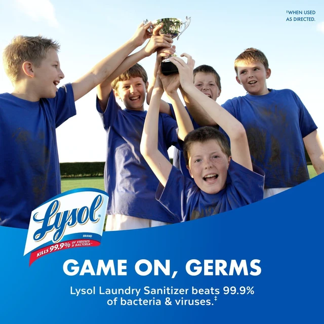 Alt view image 4 of 6 - Lysol Laundry Sanitizer Additive, Bacteria-Causing Odor Eliminator, Crisp Linen, 90oz