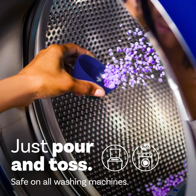 Alt view image 7 of 7 - Downy Calm in Wash Laundry Scent Booster Beads, Soothing Lavender and Vanilla Bean Scent, 24.0OZ, Long Lasting Freshness