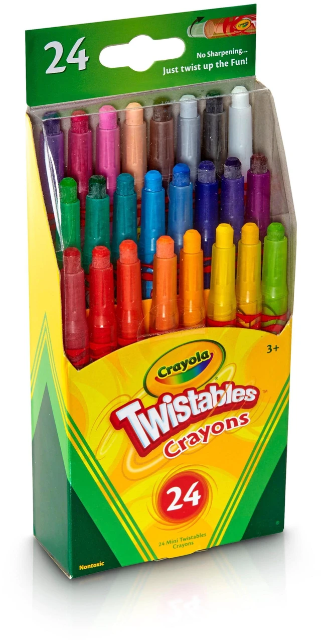 Alt view image 4 of 6 - Crayola Mini Twistables Crayons 24Ct, Back to School Supplies for Kids, Classroom Supplies, Adaptive Art Tools, Gifts for Kids, Ages 3+