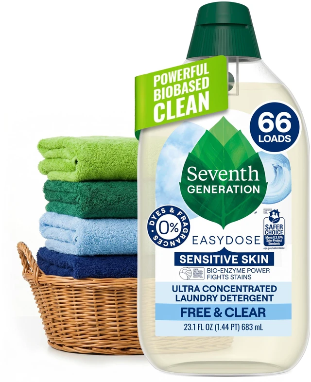 Main image of Seventh Generation Laundry Detergent Ultra Concentrated EasyDose Free & Clear 23.1Fl Oz