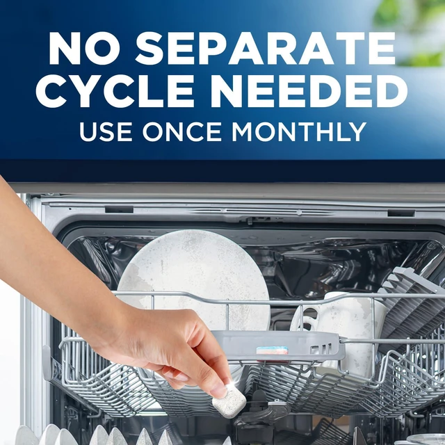 Alt view image 3 of 5 - Finish In-Wash Dishwasher Cleaner Cleans Hidden Grease and Grime, 3 Count