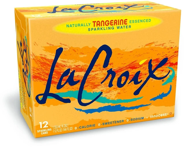 Main image of La Croix Tangerine Sparkling Water, 12 oz, 12-Pack