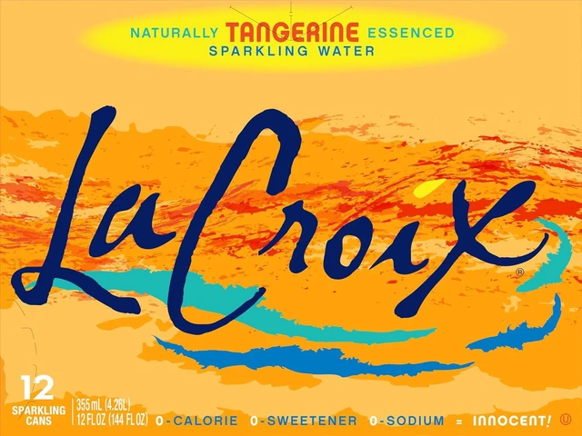 Alt view image 5 of 7 - La Croix Tangerine Sparkling Water, 12 oz, 12-Pack