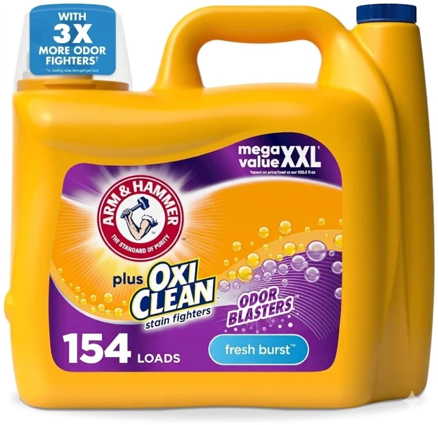 Main image of Arm & Hammer Plus OxiClean with Odor Blasters Liquid Laundry Detergent