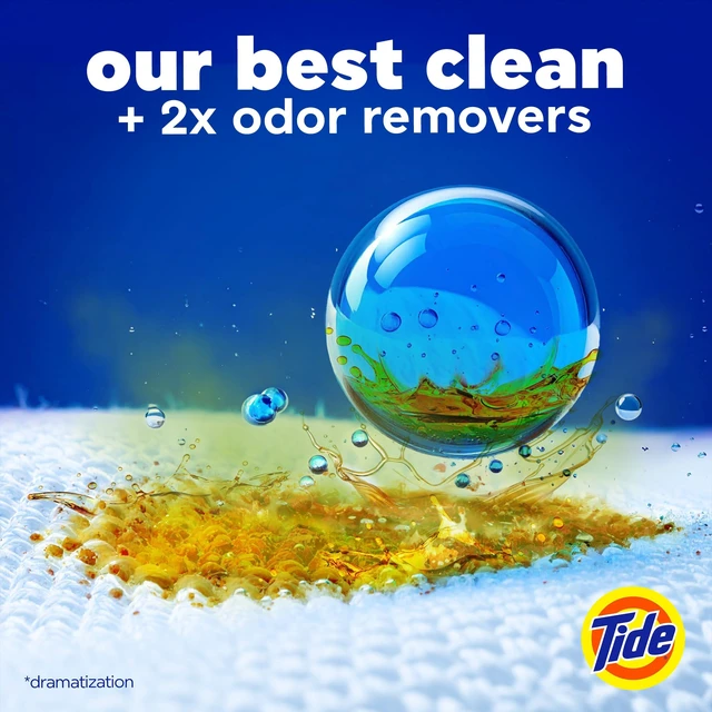 Alt view image 5 of 6 - Tide Odor Defense + Oxi Laundry Detergent Pacs, Original Scent, 32Count, Advanced Odor & Stain Fighter