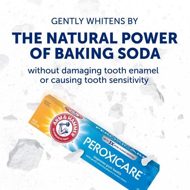 Alt view image 6 of 6 - ARM & HAMMER Peroxicare Clean Mint Toothpaste, 6.0 oz, 4-Pack
