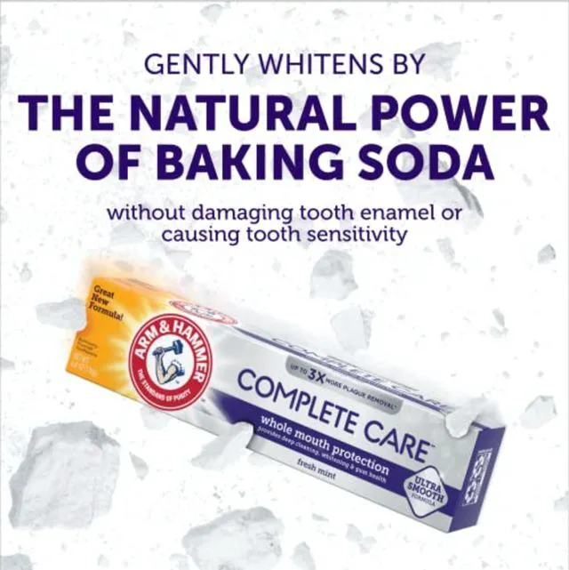 Alt view image 5 of 6 - Arm & Hammer Complete Care Toothpaste Fresh Mint 6.0 oz 4-Pack