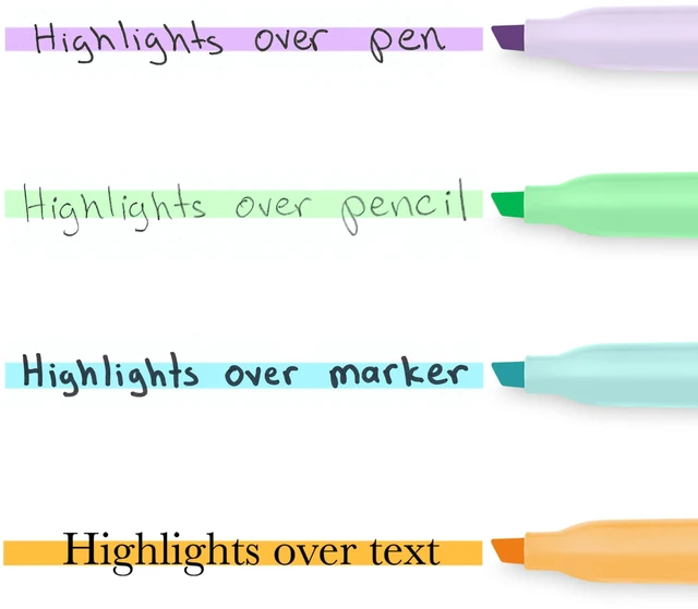 Alt view image 2 of 6 - Sharpie Pocket Highlighters, Mild Pastel Colors, Assorted, Chisel Tip, 12 Count - School, Home, Office, Teacher Supplies