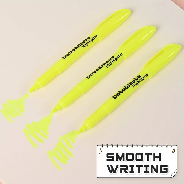 Alt view image 4 of 6 - Dabo&Shobo Yellow Highlighter, 60 Pack, Bright Color, Chisel Tip, for Home School Office