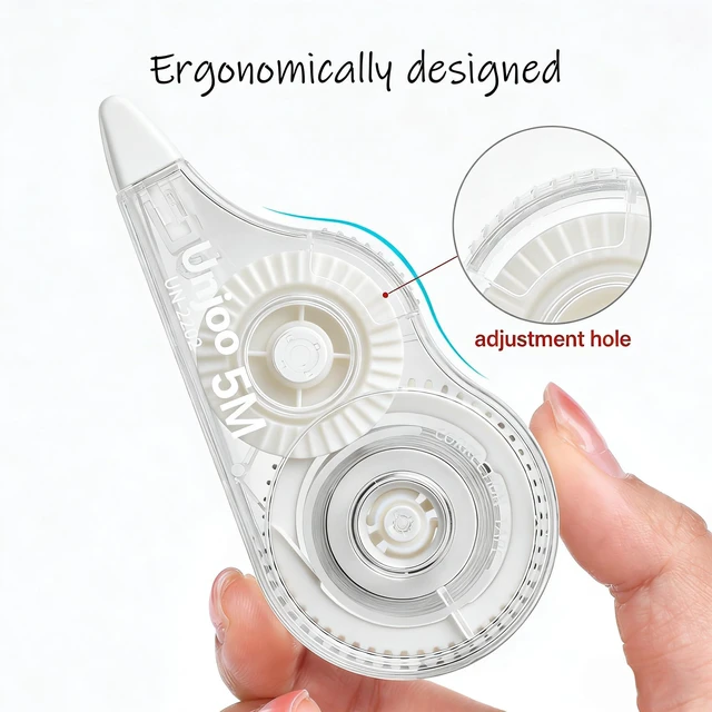 Alt view image 4 of 5 - Unjoo White Correction Tape, For school, Office (12pack, 5M/196" x 0.2")