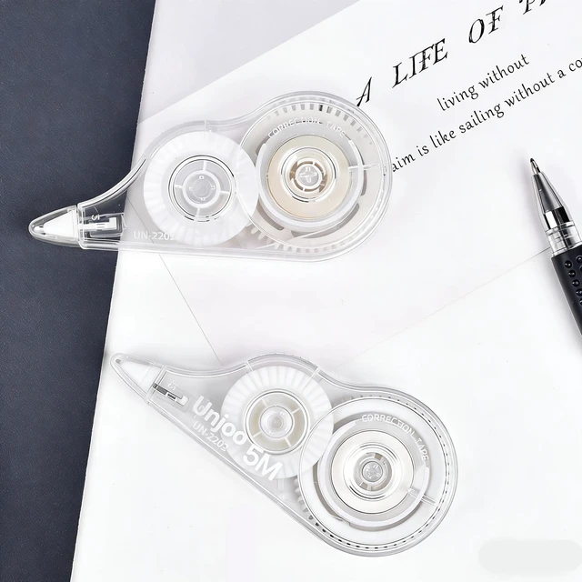 Alt view image 5 of 5 - Unjoo White Correction Tape, For school, Office (12pack, 5M/196" x 0.2")